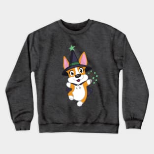 Simple Corgi Witch Crewneck Sweatshirt